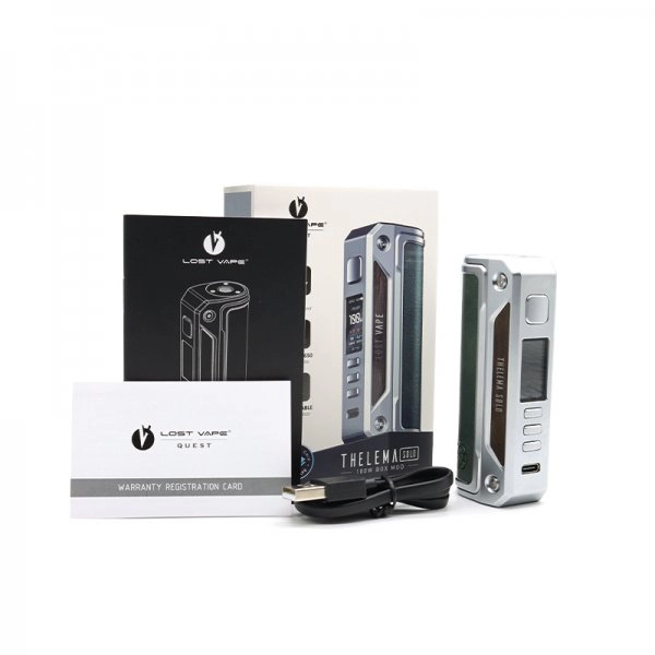 BOX THELEMA SOLO 100 W 21700/18650 - LOST VAPE - PACKAGING