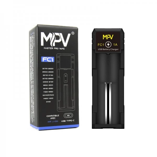 CHARGEUR RAPIDE 1 SLOT FC1 - MASTER PRO VAPE - PACKAGING