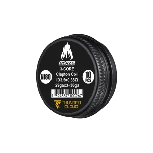FUSED CLAPTON COILS NI 80 0,38 OHM - THUNDER CLOUD
