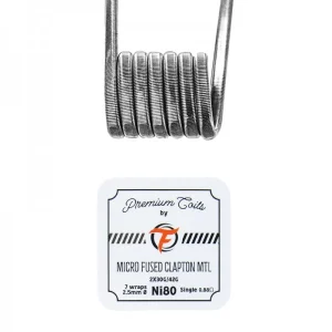 Micro Fused Clapton MTL 0.88Ω Ni80 2.5mm (10pcs) – Fumytech