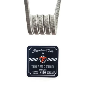 COILS TRIPLE FUSED CLAPTON NI 80 - FUMYTECH