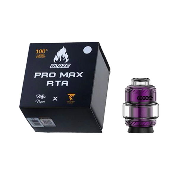 Blaze Pro Max RTA 28mm New Colors - Thunder Cloud x Mike Vapes – Image 2